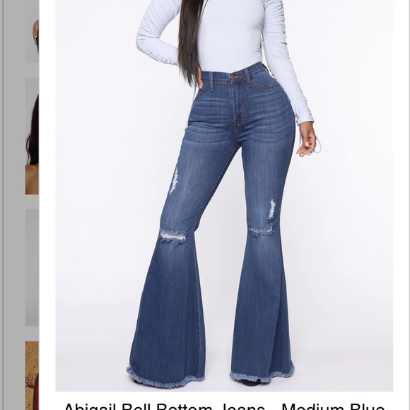 fashion nova bell bottom jeans